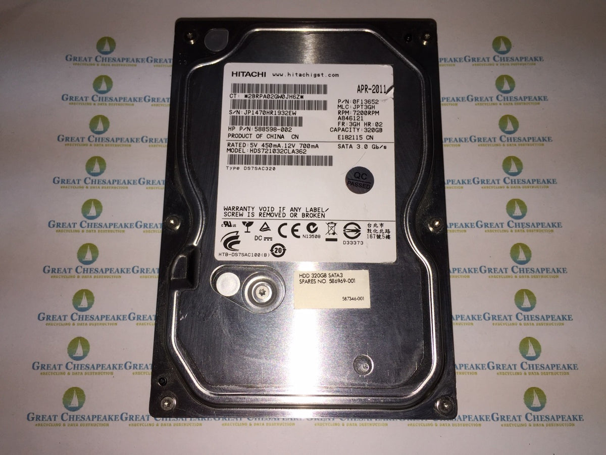 Hitachi Deskstar HDS721032CLA362 320GB Internal 7200RPM 3.5" SATA TESTED!