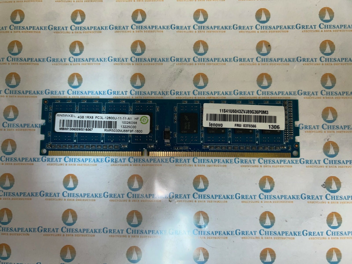 Ramaxel RMR5030MJ68F9F-1600 4GB PC3L-12800U DDR3 Desktop DIMM TESTED!