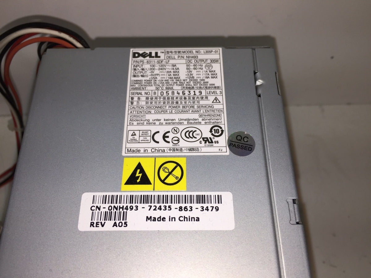 Dell Power Supply L305P-01 0NH493 330 740 745 755 760 GX740 GX745 GX755 TESTED!