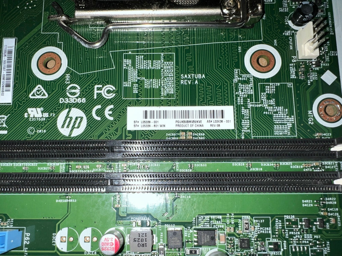 HP L05339-001 ProDesk 400 G5 SSF Socket LGA1151 Motherboard TESTED!