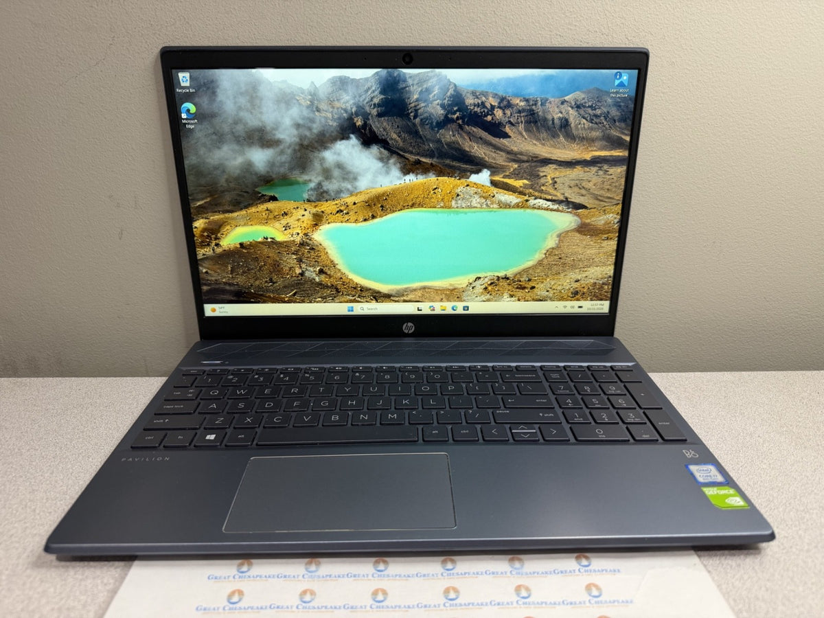 HP 15-cs2073cl Pavilion i7-8565U 256GB SSD 16GB Ram Win11Pro 1920x1080 w/Charger
