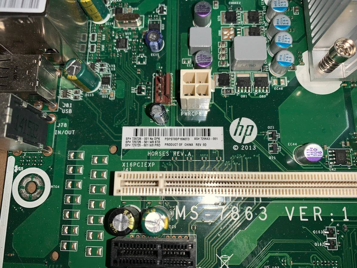 HP 729726-001 729643-001 ProDesk 405 G1 MS-7863 AMD A4-5000 w/Faceplate TESTED! 