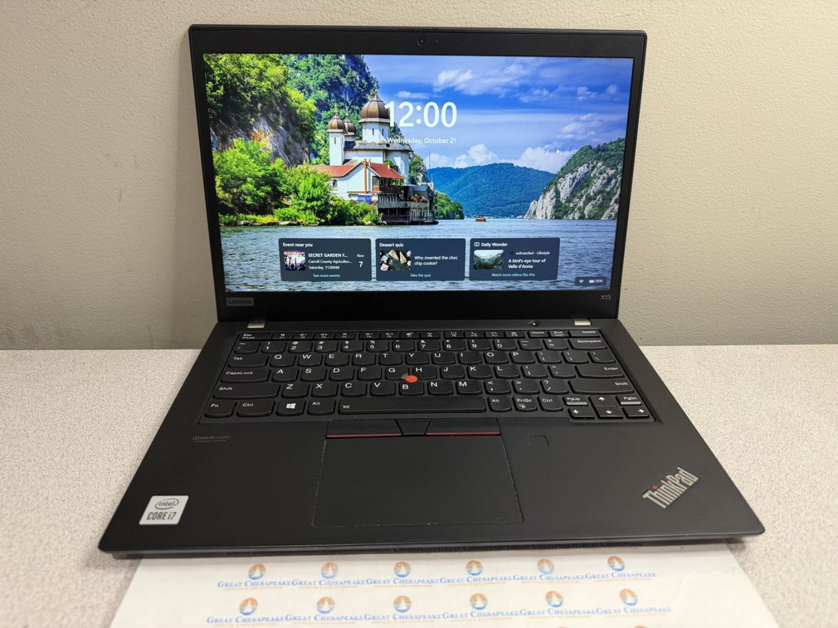 Lenovo ThinkPad X13 Gen1 512GB SSD 16GB Ram i7-10510U Win11Pro w/Charger!