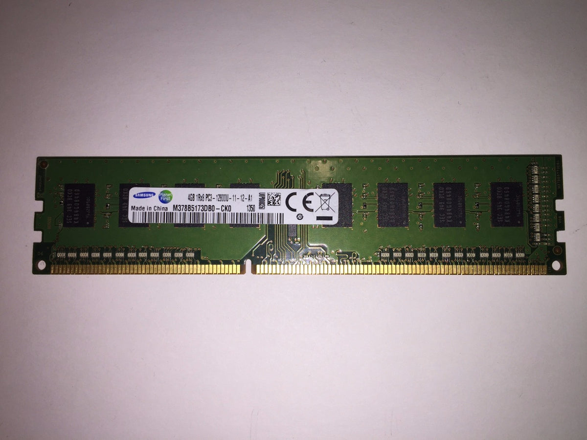 Samsung M378B5173DB0-CK0 4GB PC3-12800U UDIMM 1600MHz DDR3 SDRAM TESTED!