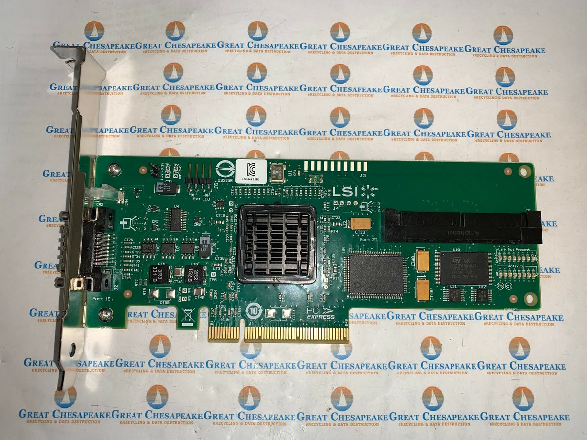 LSI L3-01094-06F SAS3442E-R PCI-E SAS RAID Controller Card TESTED!