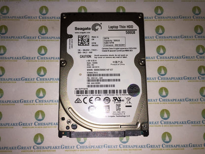 Seagate ST500LT012 Momentus Thin 500GB Internal 5400RPM 2.5" HDD SATA TESTED!