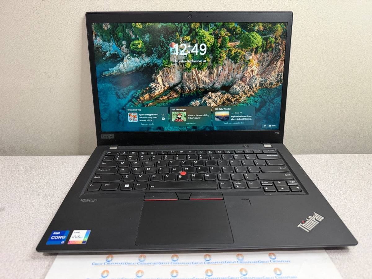 Lenovo ThinkPad T14 Gen2 Intel i7-1165G7 512GB SSD 16GB Ram Iris XE w/Charger!