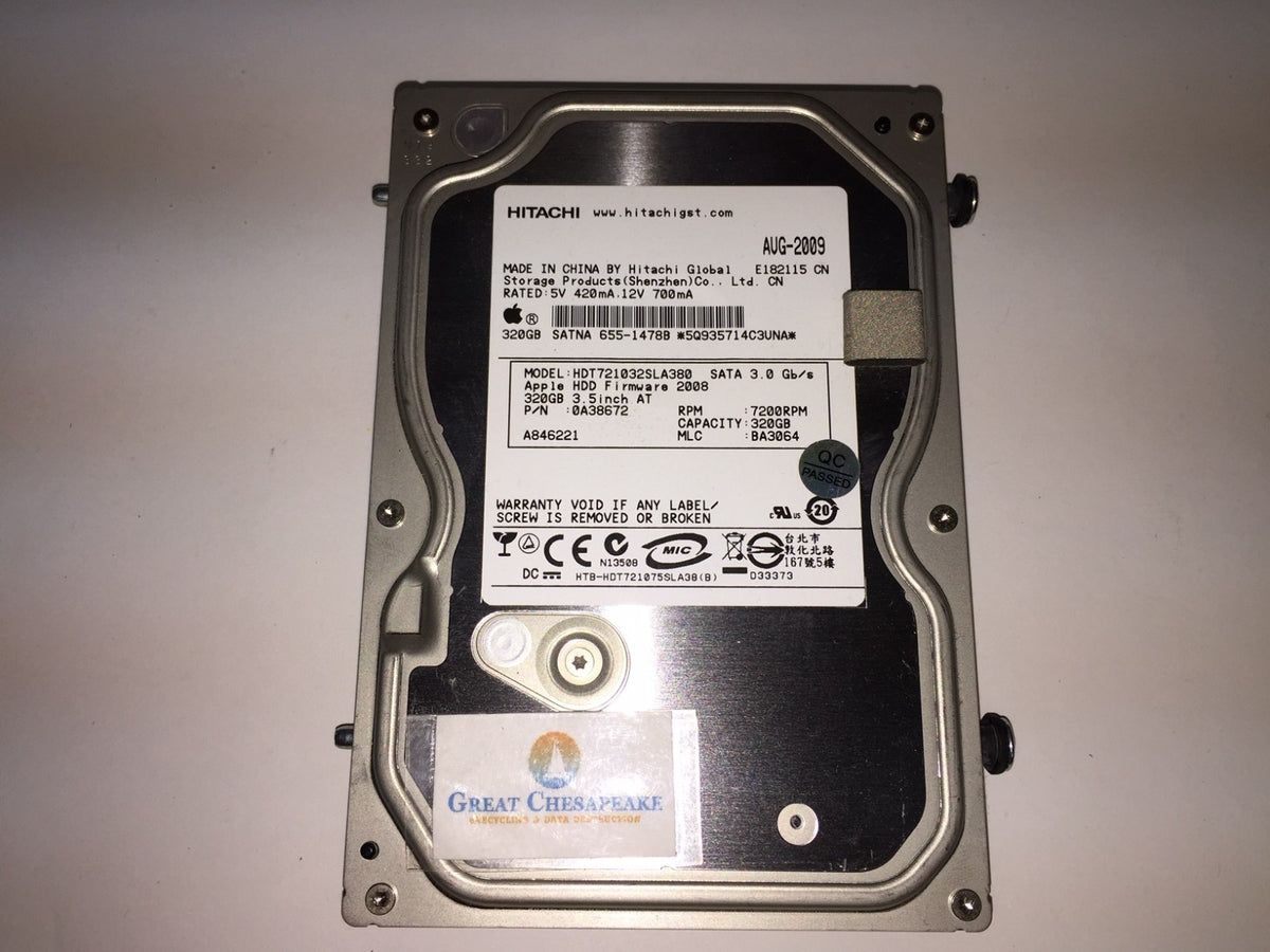 Hitachi Deskstar HDT721032SLA380 320GB Internal 7200 RPM 3.5" SATA TESTED!