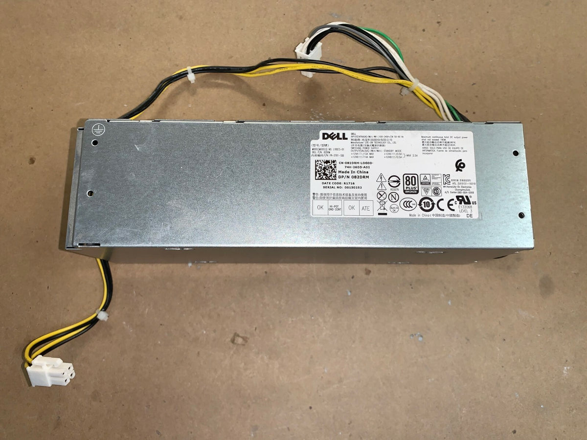 OEM Dell L180ES-01 180W 082DRM Optiplex 3050 5050 7050 180W Power Supply TESTED!