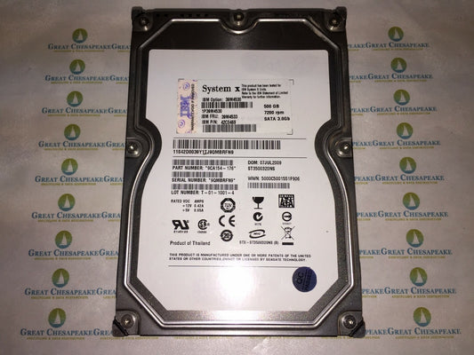 Seagate Barracuda ST3500320NS 500GB 3.5" ES.2 SATA 7200RPM HDD TESTED!