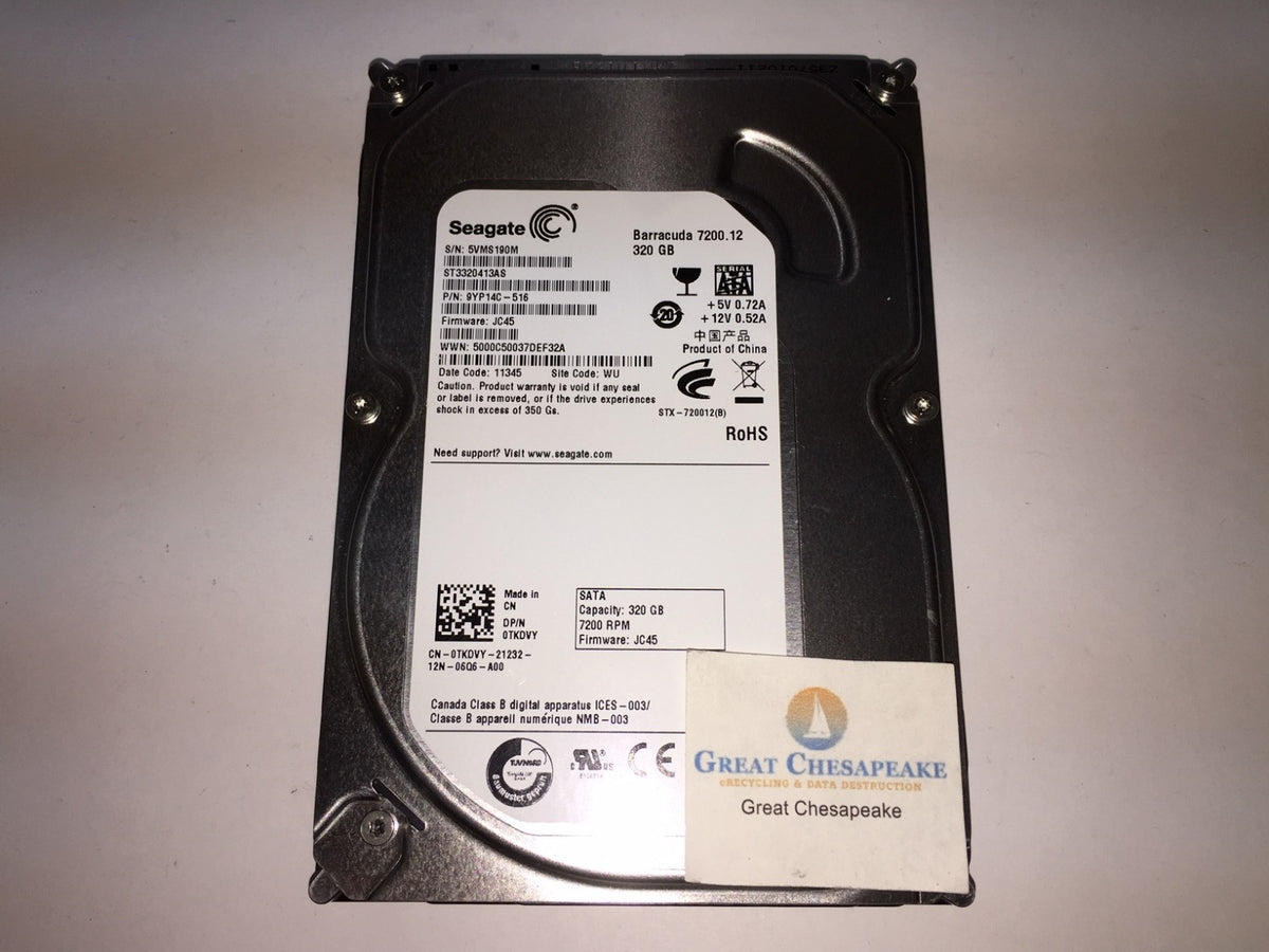 Seagate Barracuda ST3320413AS 320GB Internal 7200RPM 3.5" HDD SATA TESTED!