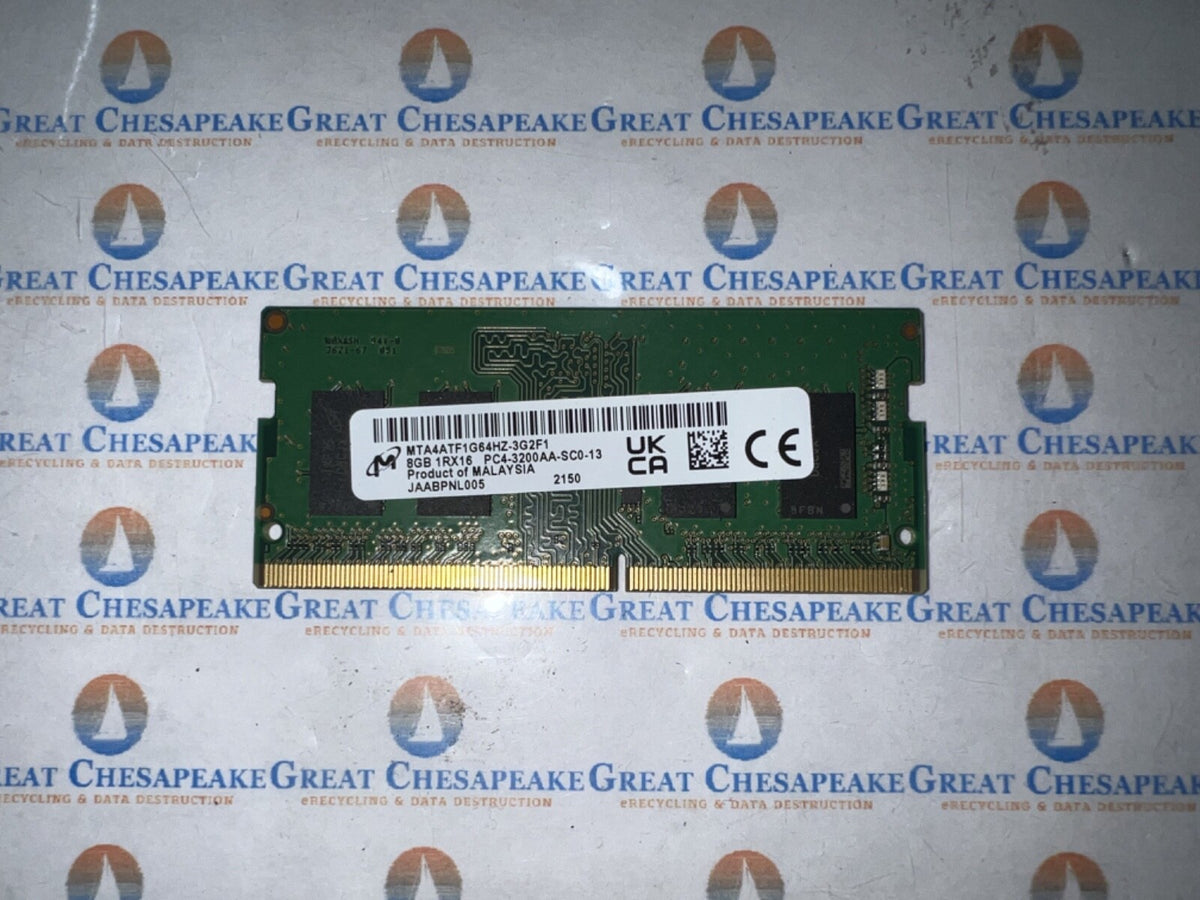 Micron MTA4ATF1G64HZ-3G2F1 8GB DDR4 PC4-3200AA SODIMM TESTED!