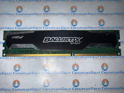 Crucial Ballistix Sport BLS4G3D1339DS1S00.16FMR 4GB PC3-10600U DDR3 RAM TESTED!