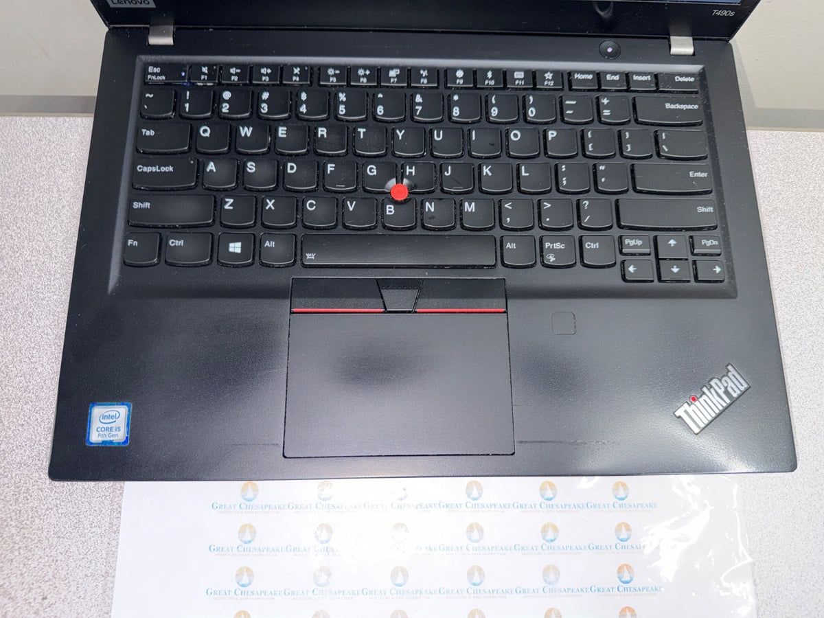 Lenovo ThinkPad T490s 512GB SSD 8GB Ram Intel i5-8265U Win11Pro w/Charger!