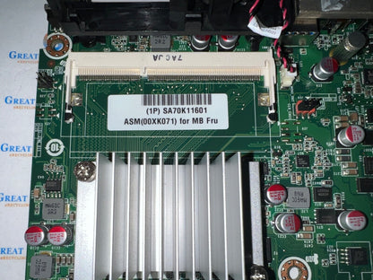 Lenovo 00XK071 ThinkCentre M600 1.6 GHz Pentium J3710 AIO Motherboard TESTED!