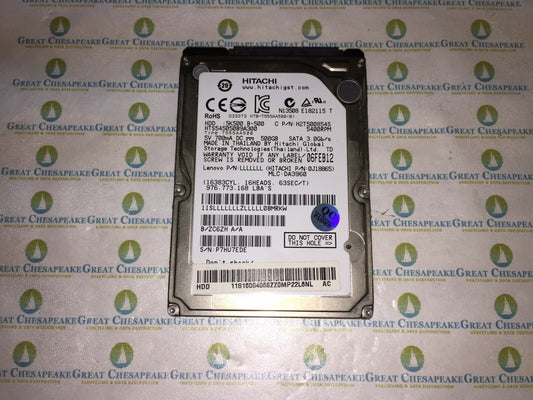 Hitachi HTS545050B9A300 500GB 2.5" SATA TESTED!