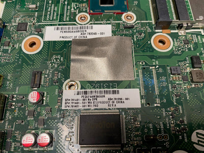 HP 260 G1 Core i3-4030U 1.9 GHz 791299-001 DDR3 Mini PC Motherboard TESTED!