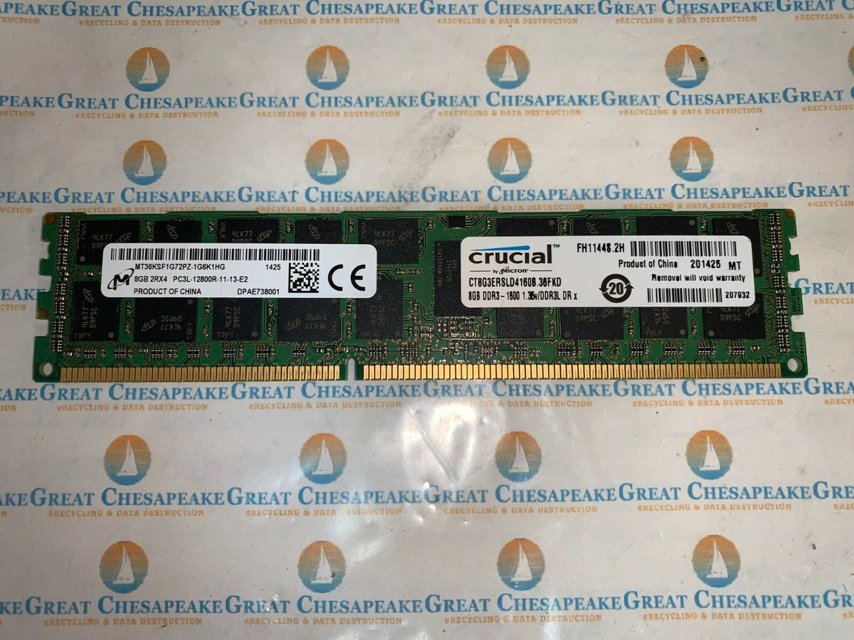 Micron MT36KSF1G72PZ-1G6K1HG 8GB PC3L-12800R Server Memory TESTED!