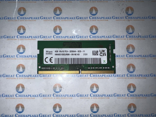 SK Hynix HMA851S6DJR6N-XN 4GB DDR4 PC4-3200AA SODIMM TESTED!