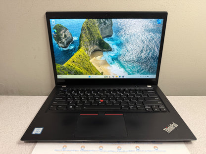 Lenovo ThinkPad T490s 512GB SSD 8GB Ram Intel i5-8265U Win11Pro w/Charger!