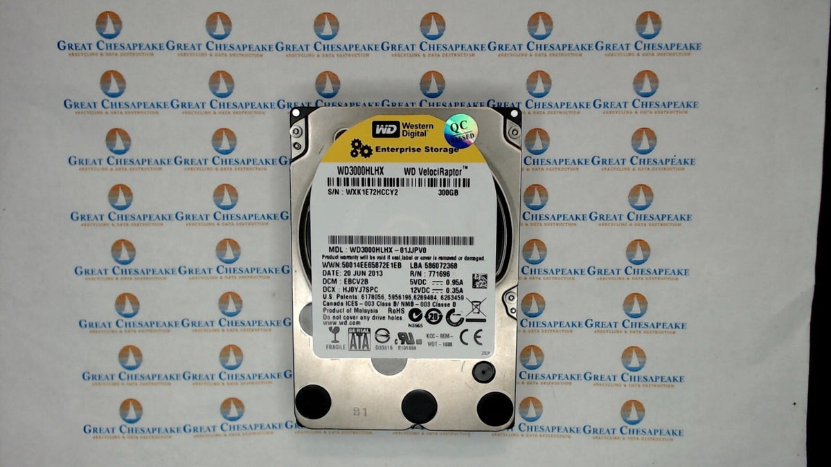 Western Digital VelociRaptor 300GB Int. 10kRPM 2.5" WD3000HLHX-01JJPV0 TESTED!