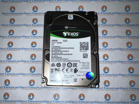Seagate Exos ST300MM0058 300GB SAS 3 2.5" Enterprise Hard Drive TESTED!