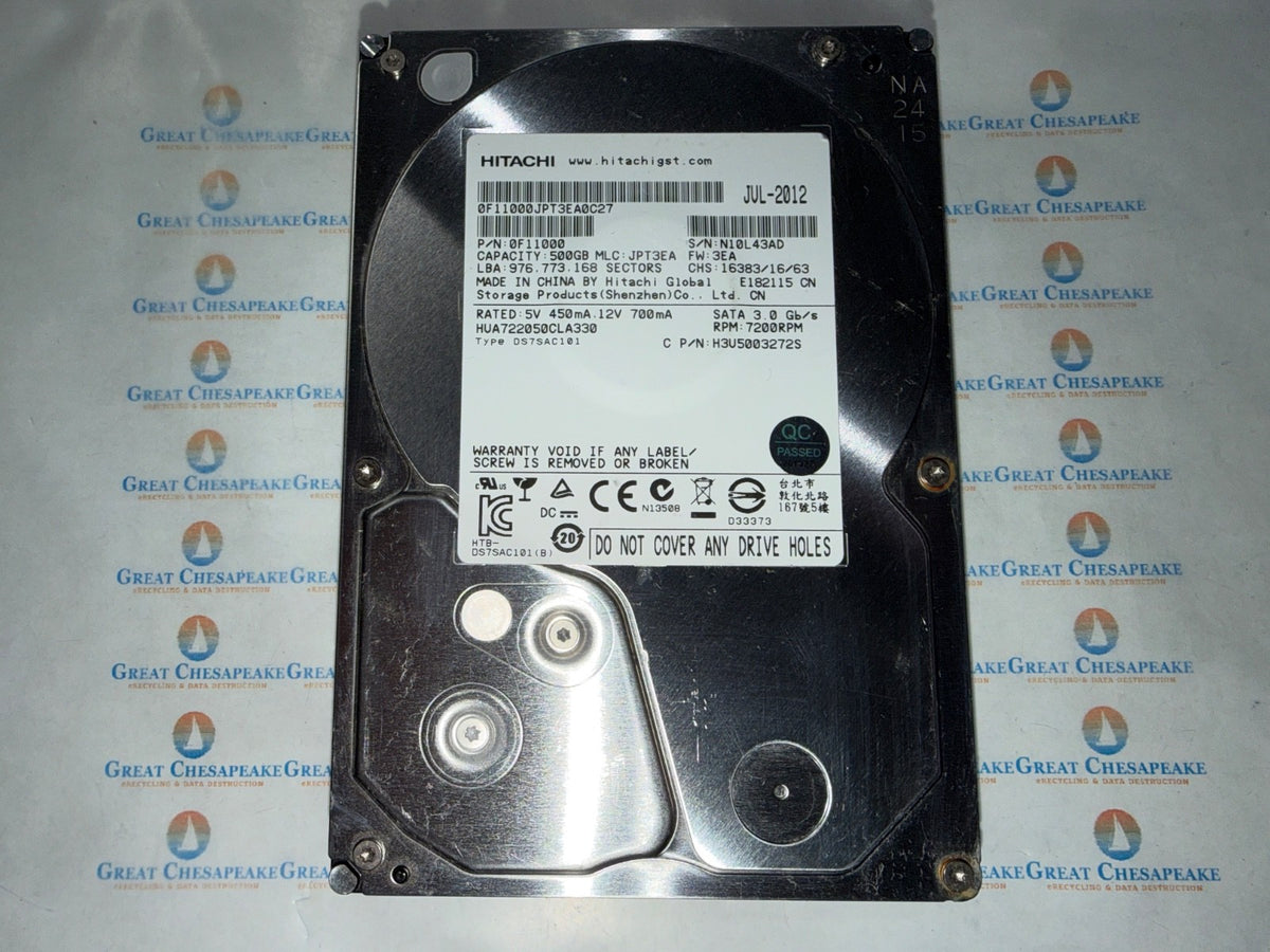 Hitachi HUA722050CLA330 Ultrastar 500GB Enterprise SATA 7200RPM 3.5" HD TESTED!